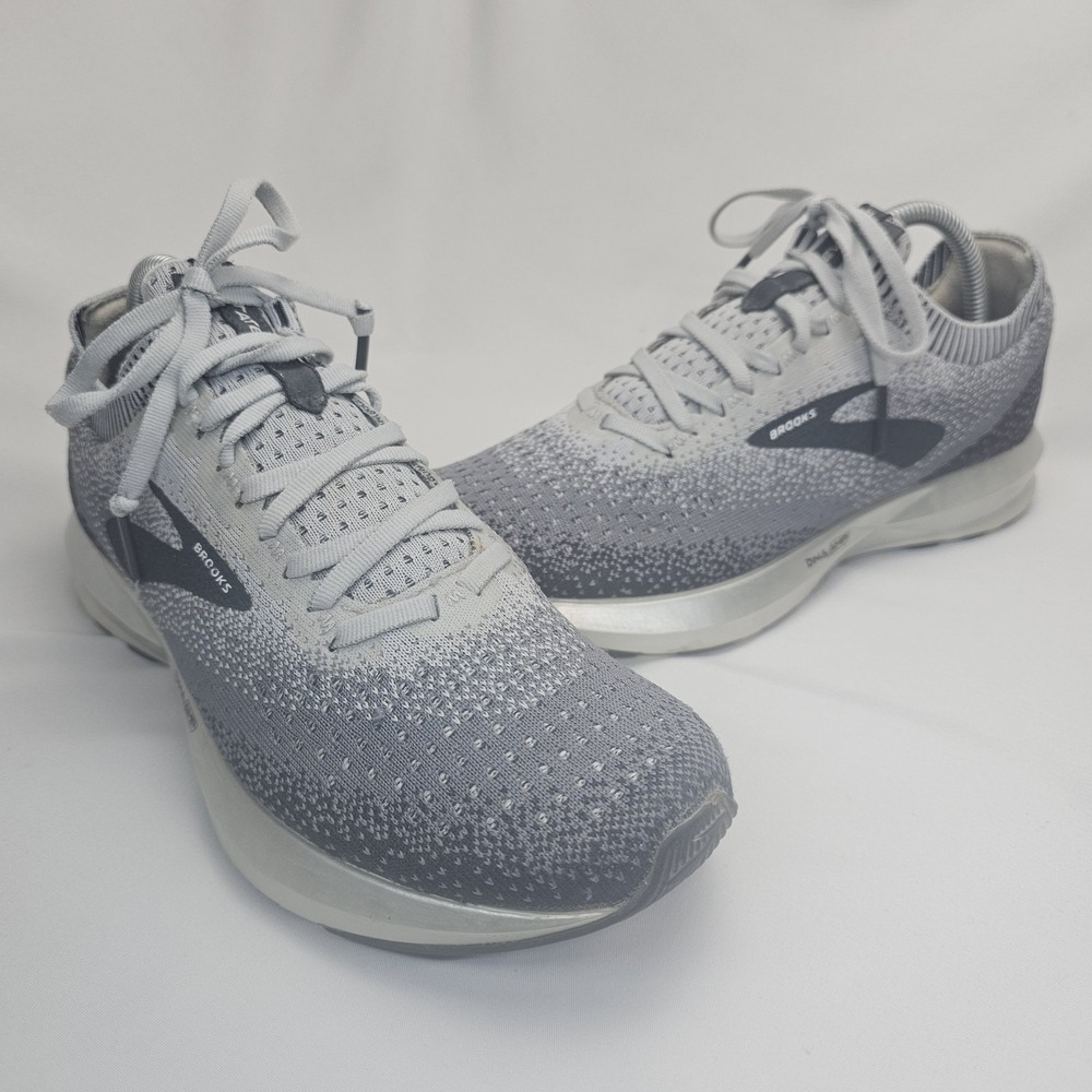 Brooks Levitate 2 Women's Running Shoes Gray Knit Sneakers US 9.5 B EXCELLENT